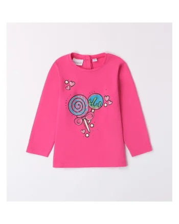 Bluza cu imprimeu Lolipop pentru fete,  0.A356