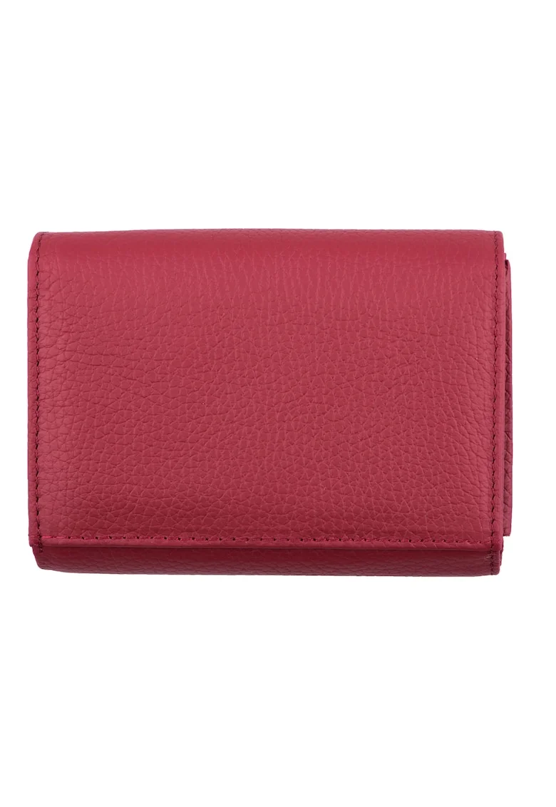 Portofel dama piele,  Little wallet, Rosu
