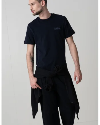 Tricou din bumbac Amundsen, Bleumarin
