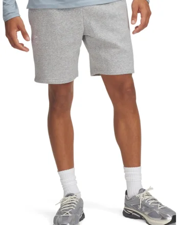 Pantaloni scurti cu talie medie, pentru fitness, Alb/Gri deschis melange