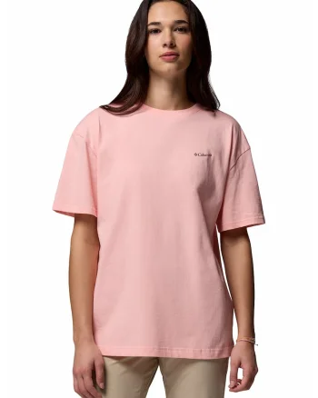 Tricou din bumbac organic Rolling Bend™, Negru/Roz