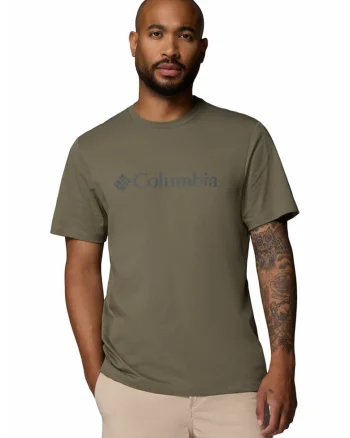 Tricou din bumbac organic CSC Basic Logo™, Kaki inchis