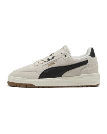 Pantofi sport Shuffle Downtown de piele intoarsa, Negru/Bej deschis