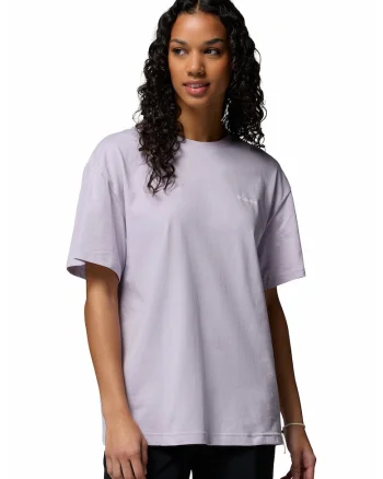 Tricou din bumbac organic Rolling Bend™, Alb/Galben/Lila