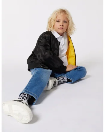 Jacketa cu logo, Negru