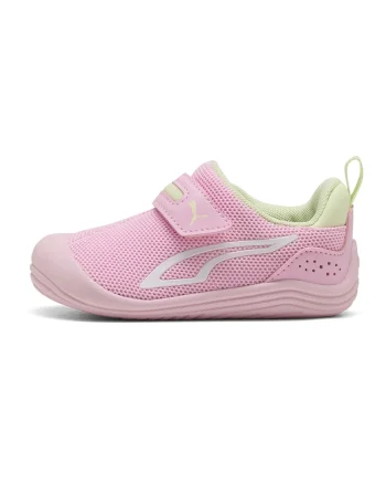 Pantofi sport Kitten de plasa cu banda velcro, Roz pastel