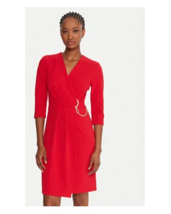 Rochie cocktail,  65970, Rosu