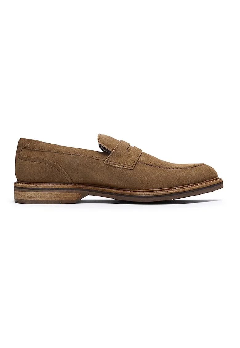 Pantofi loafer de piele Aldwin Step, Caramel