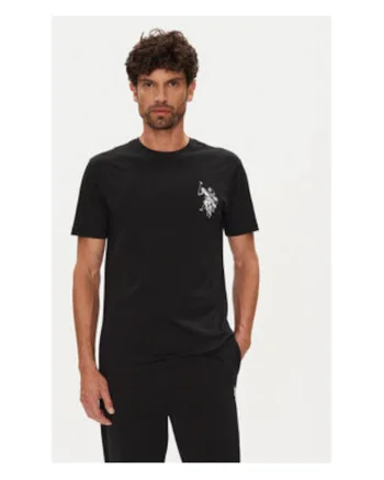 Tricou barbatesc,  negru, plasticfewgew, Negru