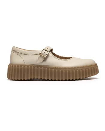 Pantofi de piele Torhill Jane, Maro camel