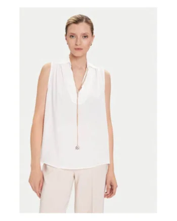 Bluza de dama,  alb, material sintetic