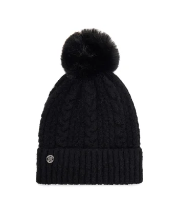 Caciula dama  acril, neagra, fara marime