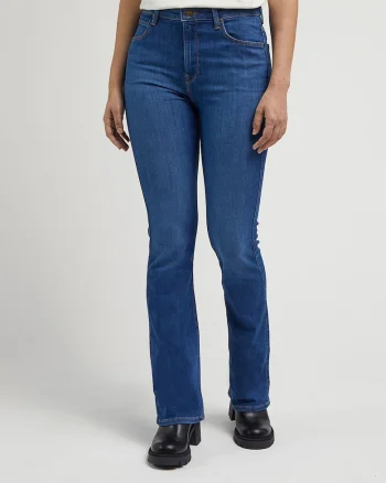 Blugi dama,  Breese Boot, albastru, bumbac