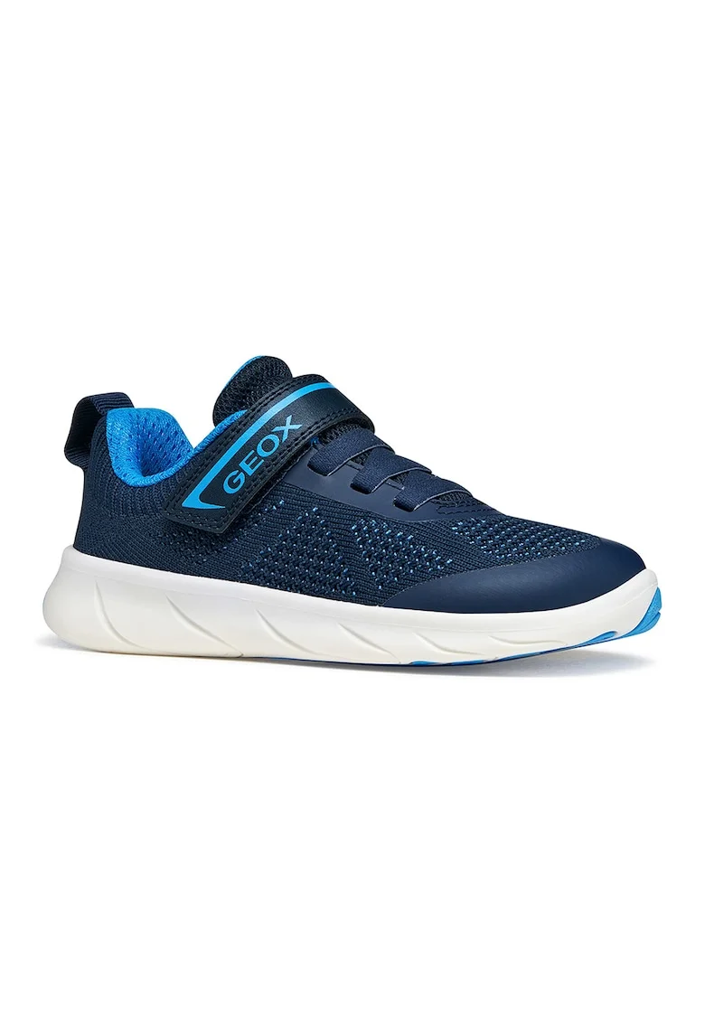 Pantofi sport Foot-run Canvas cu velcro, Bleumarin