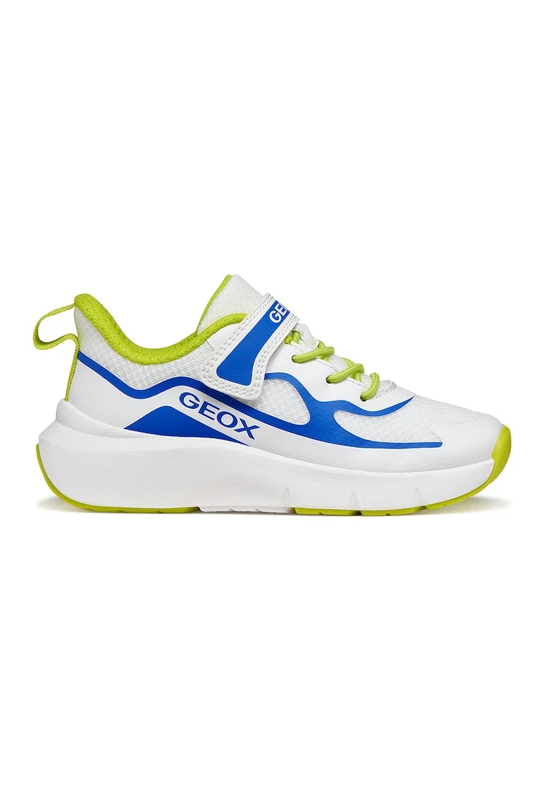 Pantofi sport Pro-Ran cu velcro, Alb/Albastru royal