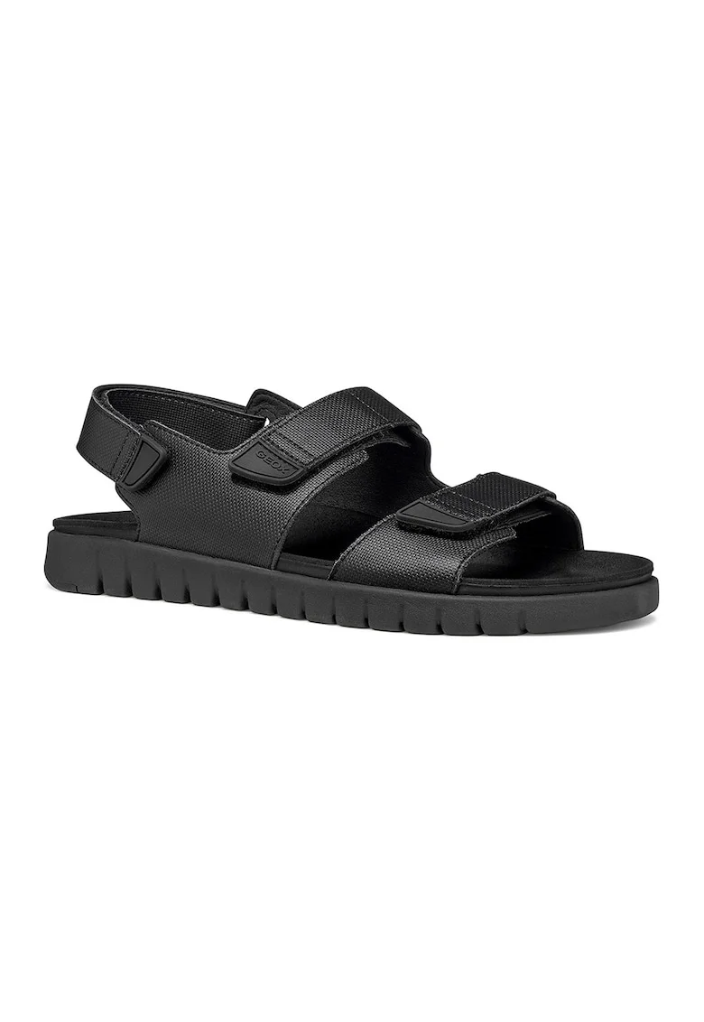 Sandale din piele Normcore, Negru