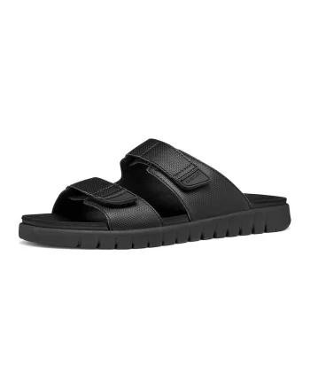Papuci cu velcro, Negru