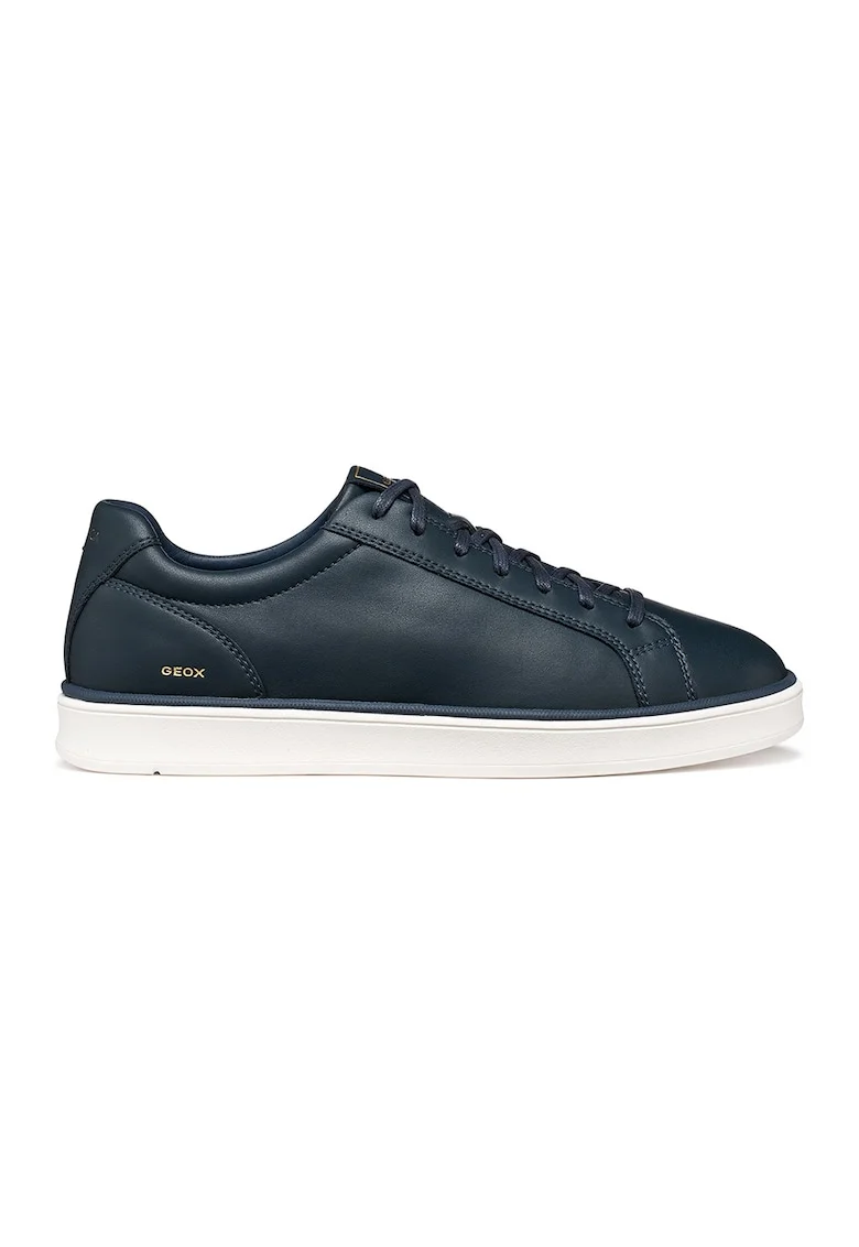Pantofi sport low-cut din piele, Bleumarin