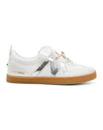 Pantofi sport Degree cu aplicatii decorative, Alb murdar