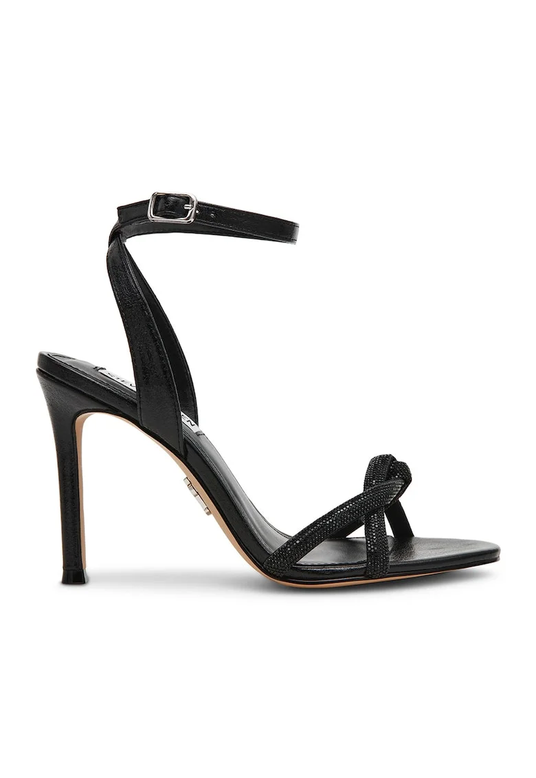 Sandale stiletto cu strasuri Jewells, Negru