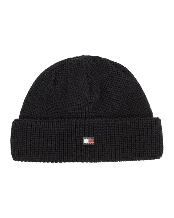 Caciula din amestec de bumbac organic, Negru