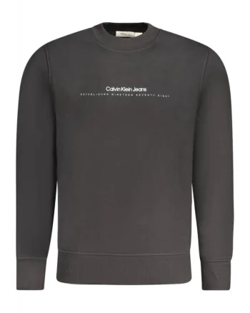 Bluza barbati, cu imprimeu cu logo, Regular fit,, Negru