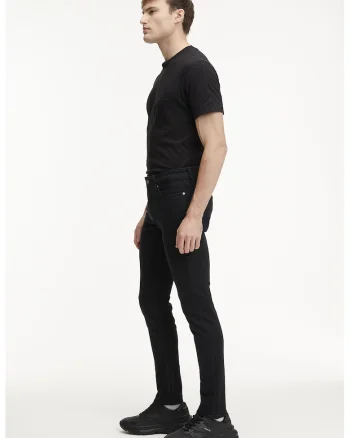 Blugi slim fit cu 5 buzunare, Negru