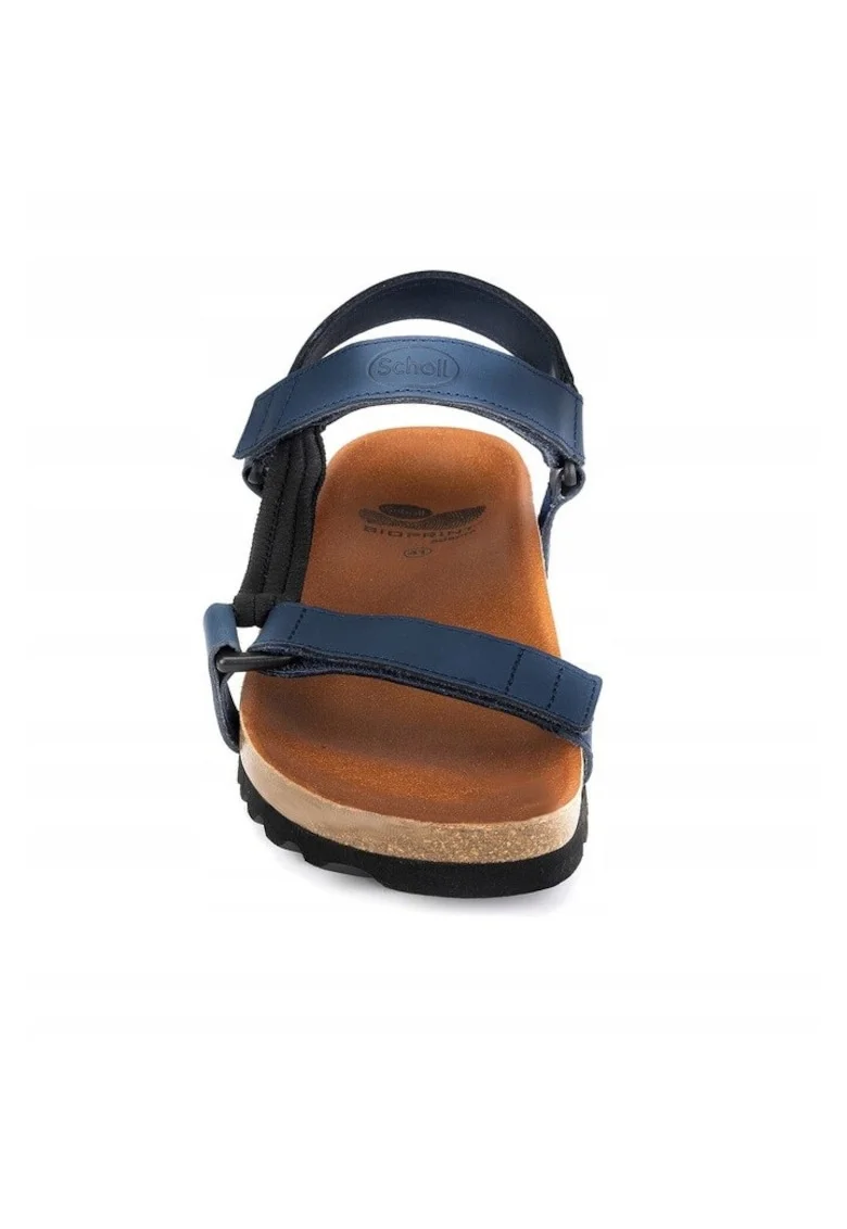 Sandale copii,  HEAVEN AD MF230091007, culoare albastra, piele nabuc,