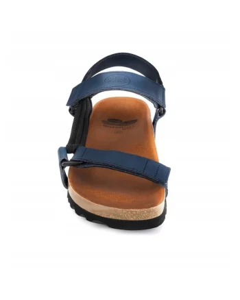 Sandale copii,  HEAVEN AD MF230091007, culoare albastra, piele nabuc,