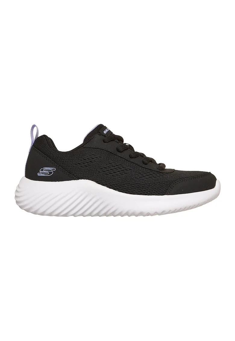 Pantofi sport Bounder Breeze cu aspect tricotat, Negru/Ametist