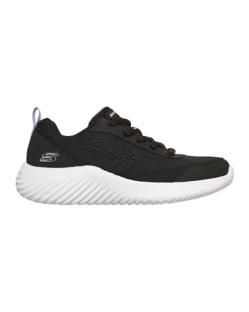 Pantofi sport Bounder Breeze cu aspect tricotat, Negru/Ametist