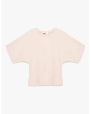 Tricou cu maneci raglan, Roz pal