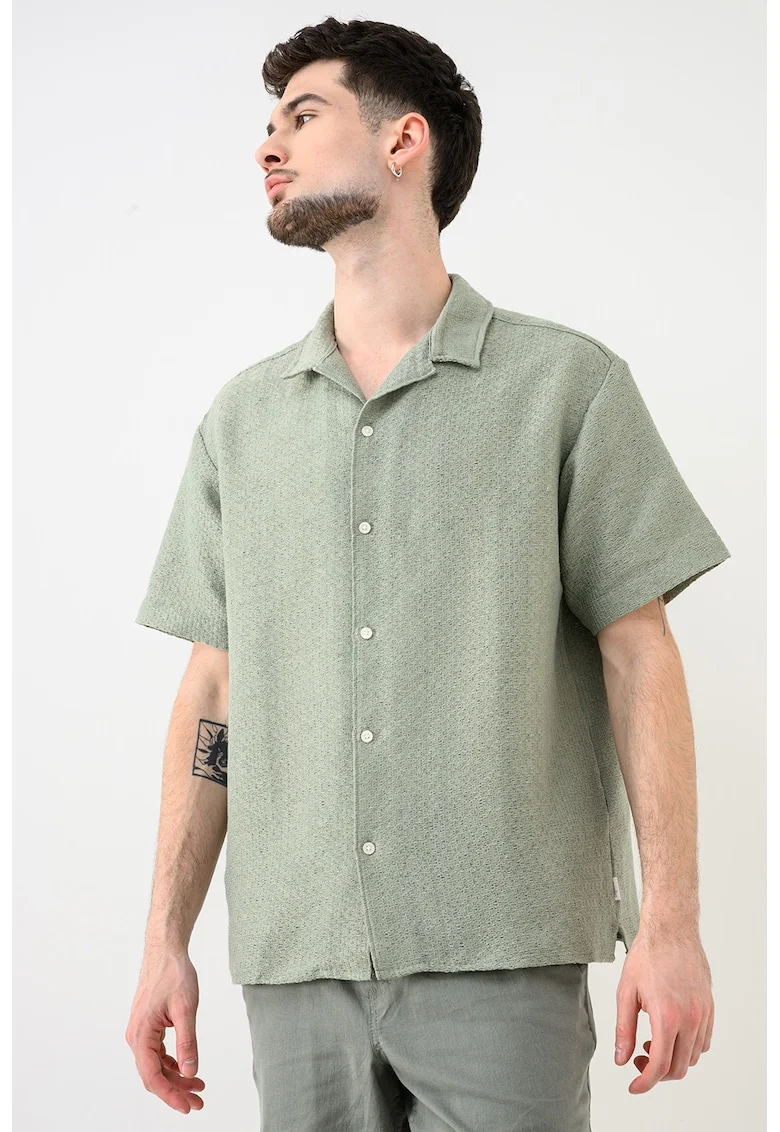 Camasa cu maneci scurte Montauk, Verde sparanghel