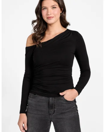 Bluza slim fit, Negru