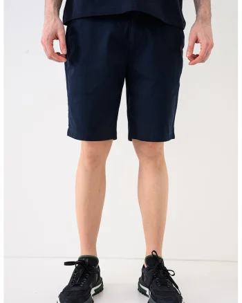 Pantaloni chino slim-fit scurti, Bleumarin