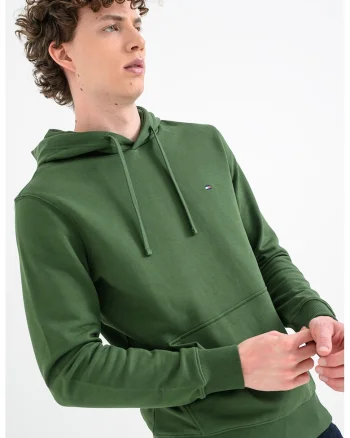Hanorac din bumbac Essential, Verde