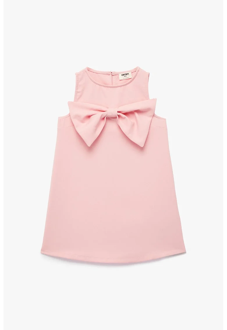 Rochie evazata cu nod, Roz