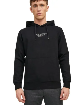 Hanorac barbati,  Bumbac, Negru1