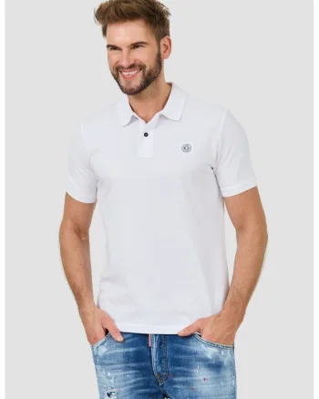Tricou Polo  alb - 56754, Alb