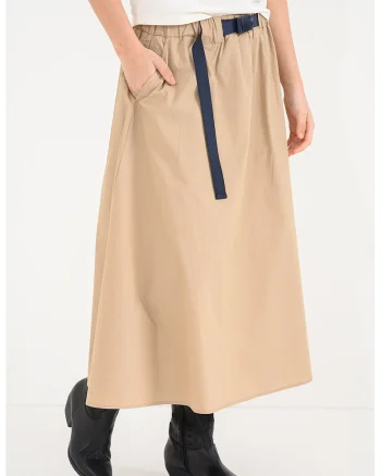 Fusta lunga de bumbac, Maro camel