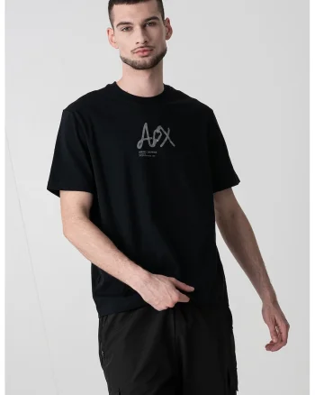 Tricou din bumbac cu imprimeu logo, Albastru ultramarin
