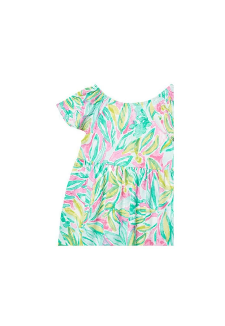 Rochie  multicolor, bumbac, Multicolor