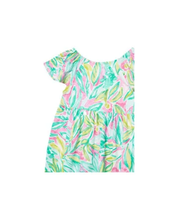 Rochie  multicolor, bumbac, Multicolor