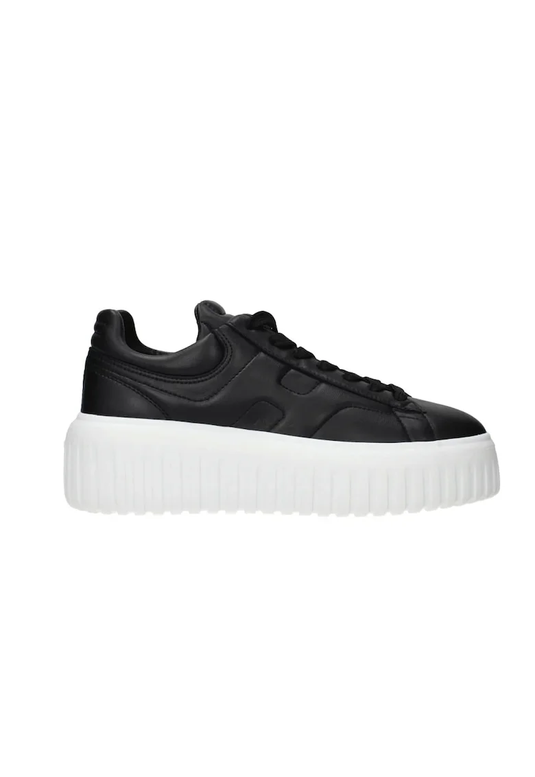 Pantofi sport din piele naturala, Negru