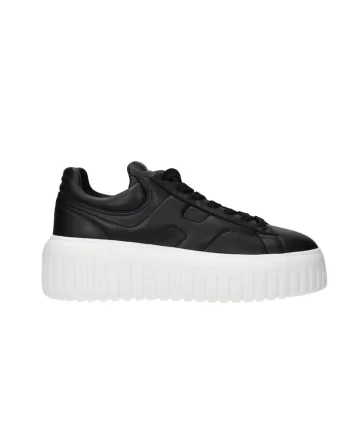 Pantofi sport din piele naturala, Negru