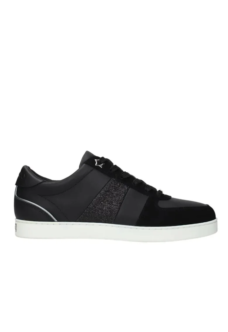 Pantofi sport din piele naturala, Negru