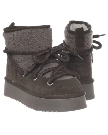 Ghete dama,  SCW421P17/03, lunar brown, piele