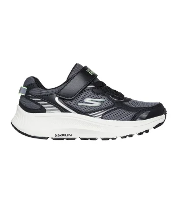 Pantofi sport din plasa cu garnituri din material sintetic Go Run Consistent 2.0, Negru/Gri
