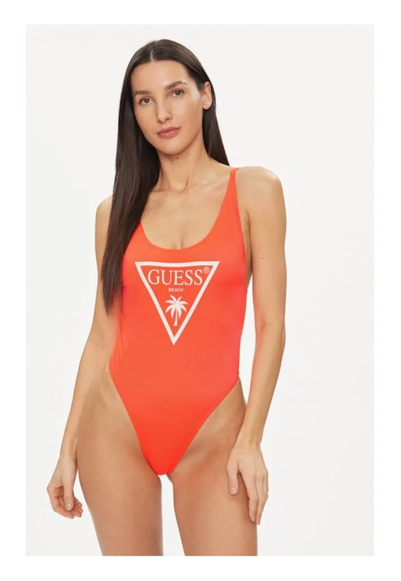 Costum de baie dama,  743536, Portocaliu, Poliester