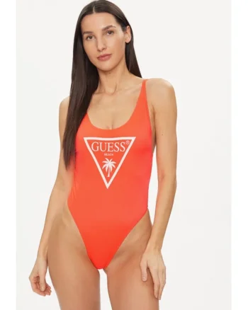 Costum de baie dama,  743536, Portocaliu, Poliester